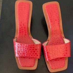 ASOS clear heel sandals